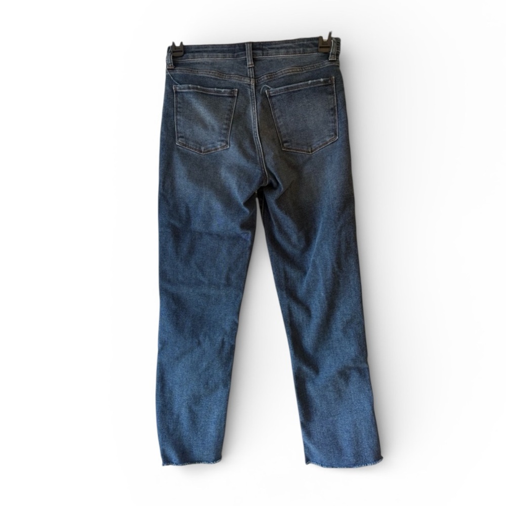 Evereve The Ever Straight Jeans Women’s 28 High Rise Dark Wash Straight Leg - Picture 3 of 6